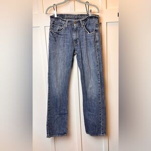 American Eagle Jeans Mens 31 x 32 Blue Original Straight Leg Pant Denim